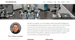 Desktop Screenshot of niemueller.de